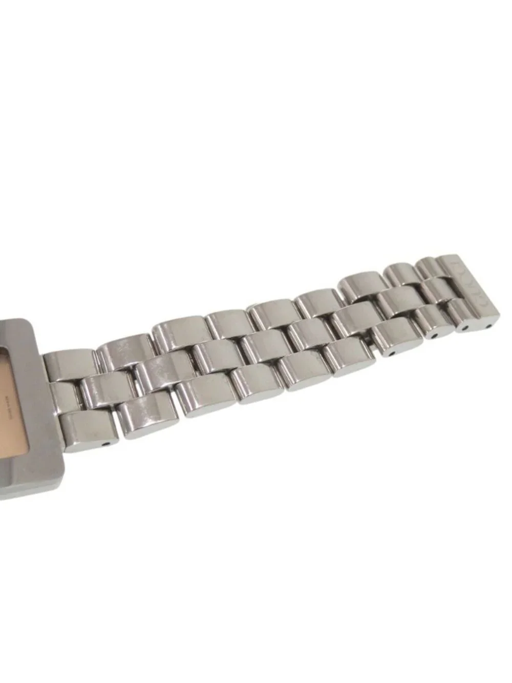 Gucci Watch SS Orange Silver Quartz